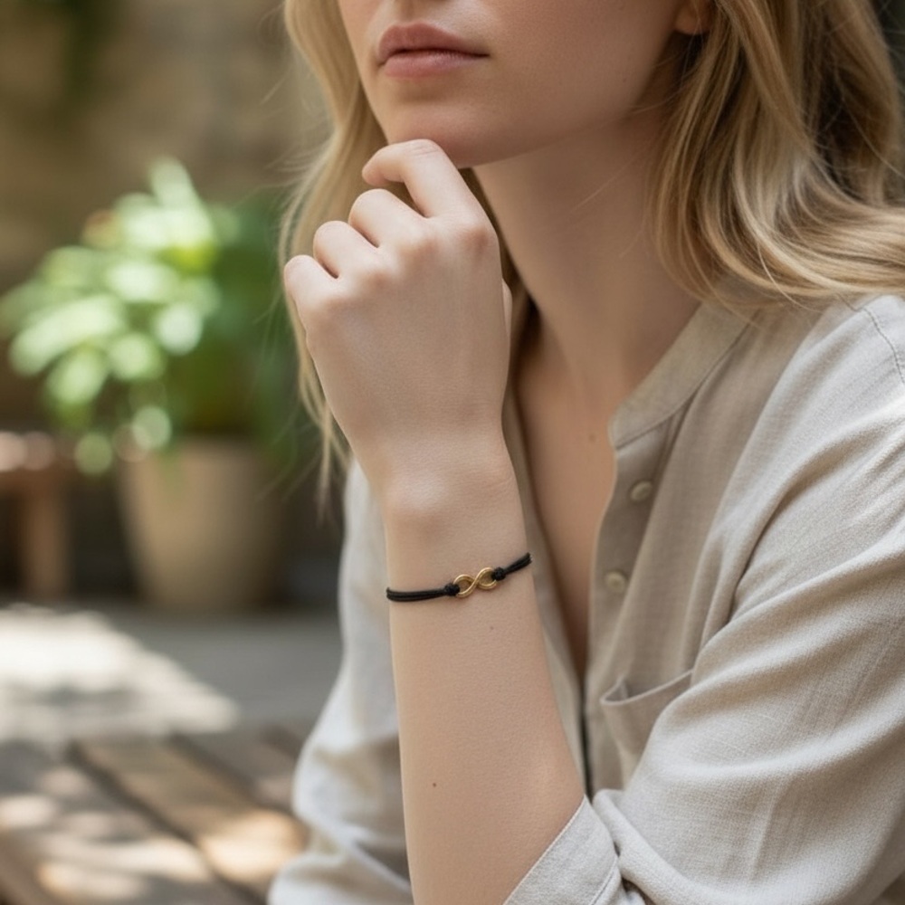 Infinity Symbol Bracelets Set - Picture 4 of 7